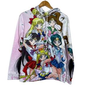 Sailor Moon Anime Graphic Hoodie Size Medium